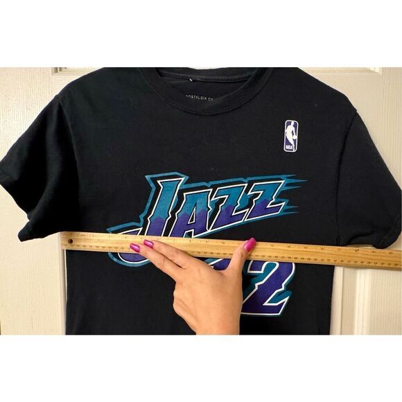 Utah Jazz John Stockton #12 Nostalgia Co. Mitchell & Ness Hardwood Classics S - Picture 7 of 8